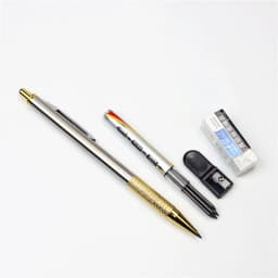 2.0 Metal Mechanical Pencil Student Drawing and Writing Pen Free Eraser5 Pencil Leads and Sharpener