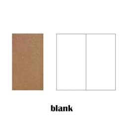 1PC Kraft Paper Notebook Filler Paper Inserts Blank Dot Grid Notepad Diary Journal Traveler's Notebook Refill Planner Organizer