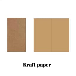 1PC Kraft Paper Notebook Filler Paper Inserts Blank Dot Grid Notepad Diary Journal Traveler's Notebook Refill Planner Organizer
