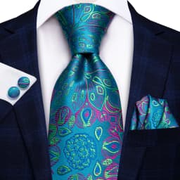 Hi-Tie Light Blue Striped Novelty Silk Wedding Tie For Men Handky Cufflinks Nicktie Set Fashion Design Business Party Dropship