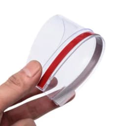 2Pcs Carbon Fiber Car Rearview Mirror Rain Shield Eyebrow Flexible Car Rearview Mirror Rain Shield Protector Eyebrow Rain Cover