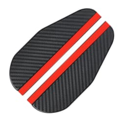 2Pcs Carbon Fiber Car Rearview Mirror Rain Shield Eyebrow Flexible Car Rearview Mirror Rain Shield Protector Eyebrow Rain Cover