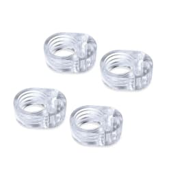 Door Stop Doorstop Baby Safety Supplies Transparent Silicone Door Handle Pad Home Improvement Wall Impact Buffer Skirt Bikini