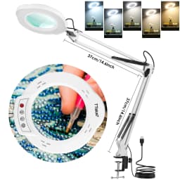 4.3" Real Class 10X Magnlification Stepless pimming 5 Color Mode 84 Of Them LED 10 Levels Provide Bright Light Brightness