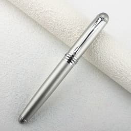 Jinhao X750 Classic Style Silver Clip Metal Fountain Pen 0.5mm Nib Steel Ink Pens for Gift Office Supplies School Supplies