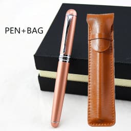 Jinhao X750 Classic Style Silver Clip Metal Fountain Pen 0.5mm Nib Steel Ink Pens for Gift Office Supplies School Supplies