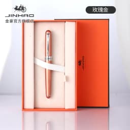 Jinhao X750 Classic Style Silver Clip Metal Fountain Pen 0.5mm Nib Steel Ink Pens for Gift Office Supplies School Supplies