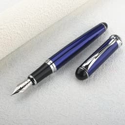 Jinhao X750 Classic Style Silver Clip Metal Fountain Pen 0.5mm Nib Steel Ink Pens for Gift Office Supplies School Supplies