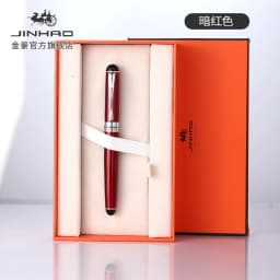 Jinhao X750 Classic Style Silver Clip Metal Fountain Pen 0.5mm Nib Steel Ink Pens for Gift Office Supplies School Supplies