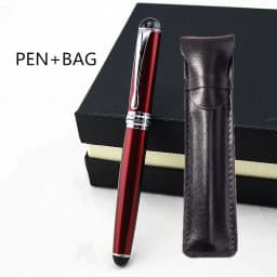 Jinhao X750 Classic Style Silver Clip Metal Fountain Pen 0.5mm Nib Steel Ink Pens for Gift Office Supplies School Supplies