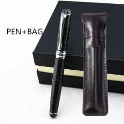 Jinhao X750 Classic Style Silver Clip Metal Fountain Pen 0.5mm Nib Steel Ink Pens for Gift Office Supplies School Supplies