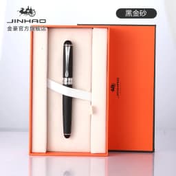 Jinhao X750 Classic Style Silver Clip Metal Fountain Pen 0.5mm Nib Steel Ink Pens for Gift Office Supplies School Supplies