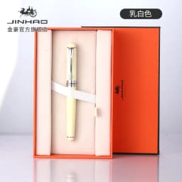Jinhao X750 Classic Style Silver Clip Metal Fountain Pen 0.5mm Nib Steel Ink Pens for Gift Office Supplies School Supplies