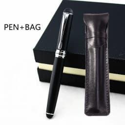 Jinhao X750 Classic Style Silver Clip Metal Fountain Pen 0.5mm Nib Steel Ink Pens for Gift Office Supplies School Supplies