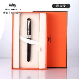 Jinhao X750 Classic Style Silver Clip Metal Fountain Pen 0.5mm Nib Steel Ink Pens for Gift Office Supplies School Supplies
