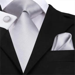 Hi-Tie Luxury Silver Novelty Men Tie Gravata Wedding Necktie For Men Hanky Cufflink Set Fashion Design BusinessDropshipping