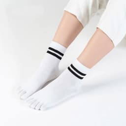 New Cotton Woman Five Finger Socks Female Toe Socks Harajuku Toe Separator Sox Streetwear Autumn Winter 5 Toe Socks