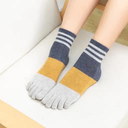 New Cotton Woman Five Finger Socks Female Toe Socks Harajuku Toe Separator Sox Streetwear Autumn Winter 5 Toe Socks