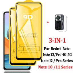 Redmi Note12 Pro Glass,Redmi-Note 13 12 11 10 S Glass For Xiaomi 11T 12T Pro 13T Redmi Note 10s 11 Tempered Glass Redmi Note 10 11S 10S Protective Film redmi note 12s Screen Protector Redmi Note 12 Pro Plus 5G Glass