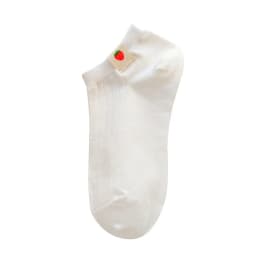 Socks women white 100 cotton fruit Invisible Short Woman Sweat summer girl women's socks ankle low female Invisible Kawaii Sox