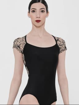 Tights Ballet Practice Clothes Dance One-Piece Gym Clothes Lace Short-Sleeved Bodysuits Yoga Clothes Women