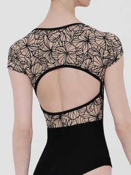 Tights Ballet Practice Clothes Dance One-Piece Gym Clothes Lace Short-Sleeved Bodysuits Yoga Clothes Women