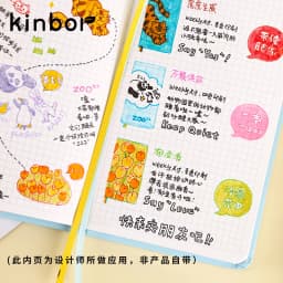 Kinbor Cute Weeks Plan Small Notebook 20 Styles Handpad Book Pocket Book Todolist Mini Hand Account Book Record Book for School