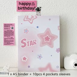 MINKYS Checkerboard Kawaii A5 Kpop Photocard Binder Photo Cards Collect Book Storage Album Hardcover Notebook Korea Stationery