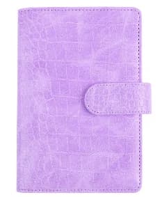 New Color A5A6 Crocodile Pattern DIY Binder Notebook Cover Diary Agenda Planner Paper Cover School Stationery