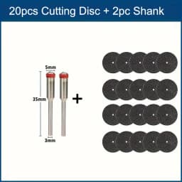 Abrasive Cutting Disc 32mm With Mandrels Grinding Wheels For Accesories Metal Cutting Rotary Tool Saw Blade