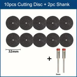 Abrasive Cutting Disc 32mm With Mandrels Grinding Wheels For Accesories Metal Cutting Rotary Tool Saw Blade