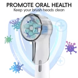 Toothbrush Dustproof Covers Caps Compatible with Braun Oral B Replacement Heads and iO Series Electric Toothbrush Head Protector