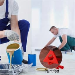 10Pcs Pyramid Stands Painter's Painting Stands Mini Cone Paint Stands for Canvas and Door Risers Support Painting Pyramids