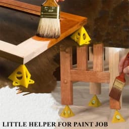 10Pcs Pyramid Stands Painter's Painting Stands Mini Cone Paint Stands for Canvas and Door Risers Support Painting Pyramids