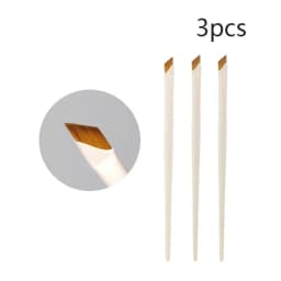 Upgrade Blade Eyeliner Brush Ultra Thin Fine Angle Flat Eyebrow Brush Under The Eye Makeup Brushes Precise Detail Brush White