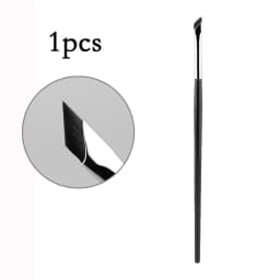Upgrade Blade Eyeliner Brush Ultra Thin Fine Angle Flat Eyebrow Brush Under The Eye Makeup Brushes Precise Detail Brush White