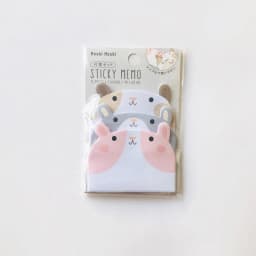 45Sheets/Pack Cartoon Sticky Notes Kawaii Penguin Pig Bear Cat Memo Pads Sticker Student Gifts Stationery School Office Supplies