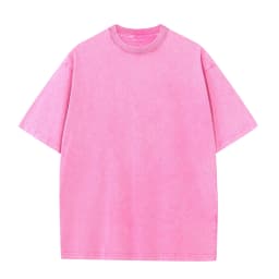 Men's Summer T-shirt 230G Heavy Cotton Vintage Washed T-Shirts Oversized Short Sleeve Loose Streetwear Short Sleeve Tops Tee