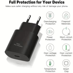 25W USB EU Charger QC 3.0 Quick Charge For Samsung S20 S21 Mobile Phone Charger Portable Wall Mobile Charger Fast Charger