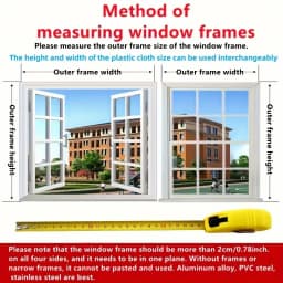 Mosquito-proof screen window, self-adhesive window mosquito net, summer insect-proof door, window mosquito net【BLACK】
