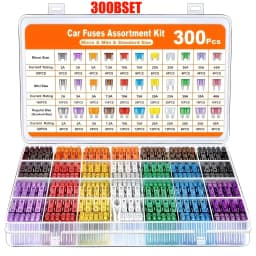 100pcs Standard Car Fuses 2A 3A 5A 7.5A 10A 15A 20A 25A 30A 35A Free Matching Choice Car Fuses Blade Fuses for RV/Truck/SUV