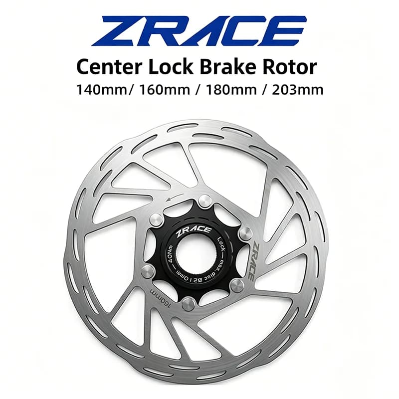 ZRACE Center Lock Brake Disc Rotor Strong Heat Dissipation Floating 140/160/180/203, for MTB / Road