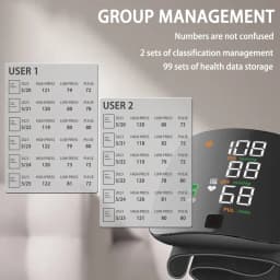 New LED Wrist Blood Pressure Monitor Rechargeable English Voice Broadcast Sphygmomanometer Tonometer BP Monitor