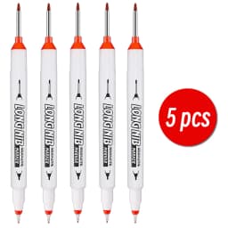 20mm Double-Tip Deep Hole Long Head Nib Markers For Metal Pen Waterproof Bathroom Woodworking Decoration Multi-Purpose