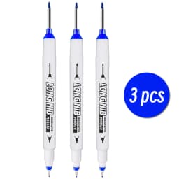 20mm Double-Tip Deep Hole Long Head Nib Markers For Metal Pen Waterproof Bathroom Woodworking Decoration Multi-Purpose