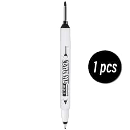 20mm Double-Tip Deep Hole Long Head Nib Markers For Metal Pen Waterproof Bathroom Woodworking Decoration Multi-Purpose