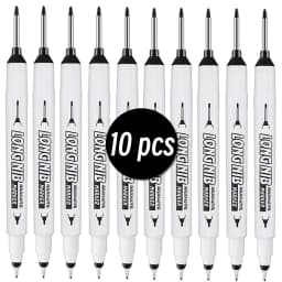 20mm Double-Tip Deep Hole Long Head Nib Markers For Metal Pen Waterproof Bathroom Woodworking Decoration Multi-Purpose