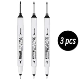 20mm Double-Tip Deep Hole Long Head Nib Markers For Metal Pen Waterproof Bathroom Woodworking Decoration Multi-Purpose