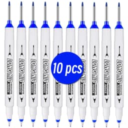 20mm Double-Tip Deep Hole Long Head Nib Markers For Metal Pen Waterproof Bathroom Woodworking Decoration Multi-Purpose