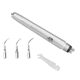 Dental Ultrasonic Air Scaler with 3 Tips Teeth Cleaning 2/4 Holes Handpiece Whiten Teeth Cleaner